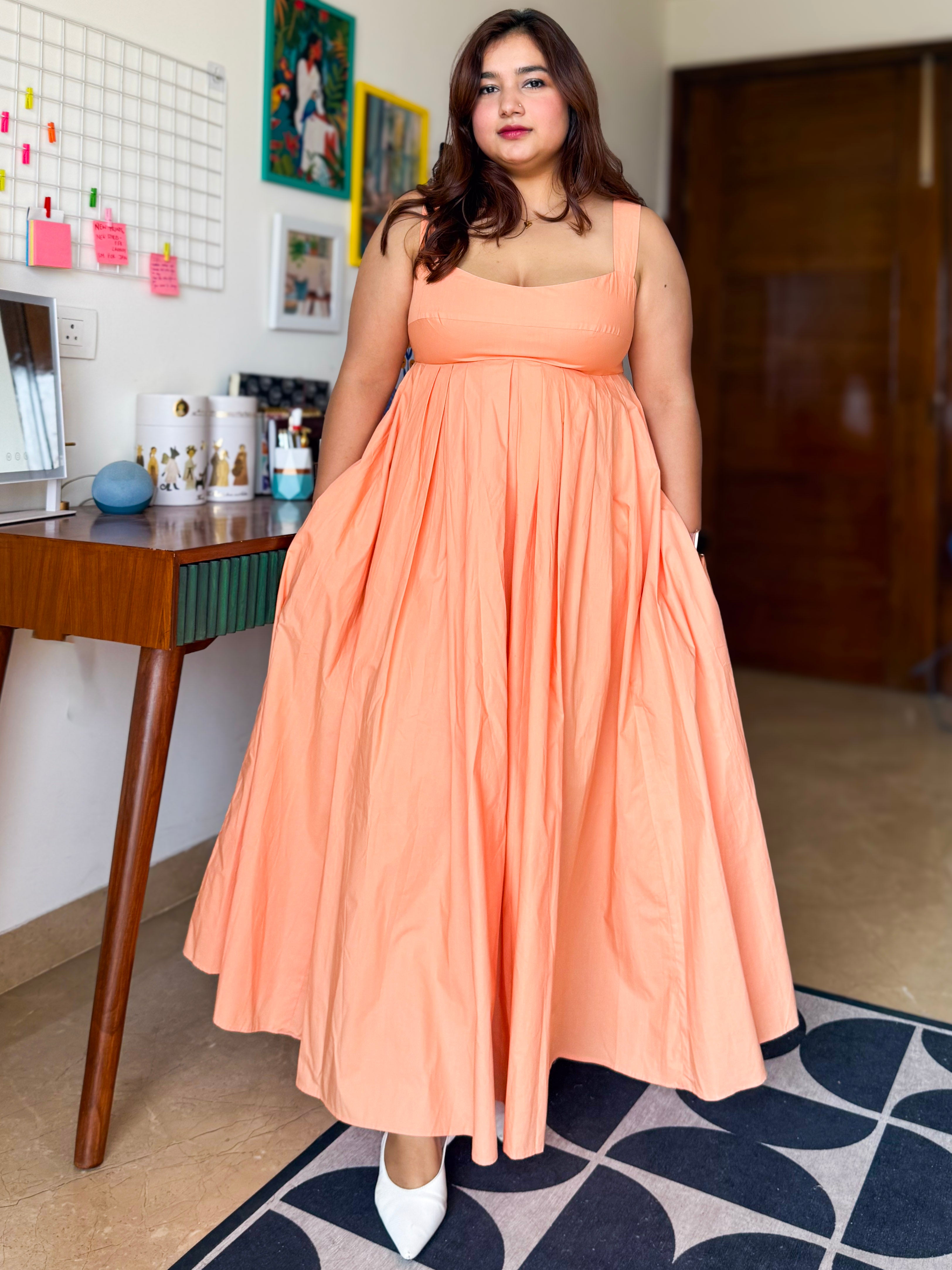 Peach Mama Mia Dress